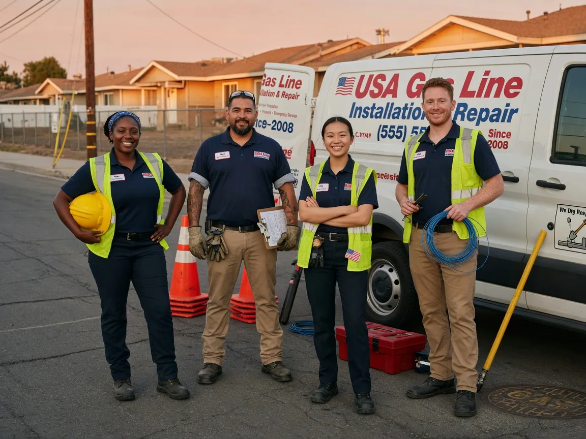 Gas Line Installation company in Danforth, IL